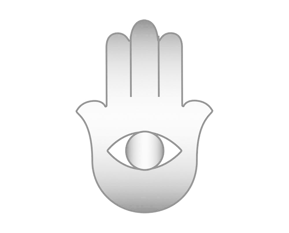 Hamsa Icon - Silver