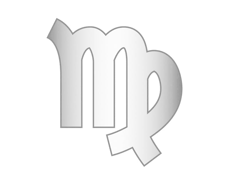 Virgo Zodiac Icon - Silver