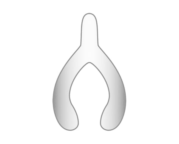 Wishbone Icon - Silver