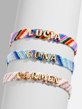 BaubleBar Kids' Custom Woven Friendship Bracelet - Multi Stripe - 
    Ends Tonight: Enjoy 20% Off
  
