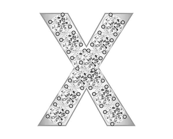 X - Pavé Silver