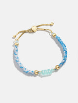 BaubleBar Kids' Custom Acrylic Nameplate Bracelet - Translucent Aqua - 
    Kids custom bracelet - available in 5 colors
  
