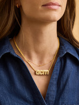 BaubleBar Custom Bubble Monogram Necklace - Gold/Pavé - 
    Get Gifting: Enjoy 20% Off
  
