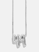 BaubleBar Lucky Number Bubble Necklace - Silver - 
    Get Gifting: Enjoy 20% Off
  
