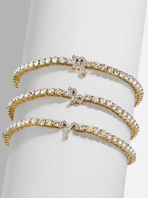 Zodiac Tennis Bracelet - Aquarius