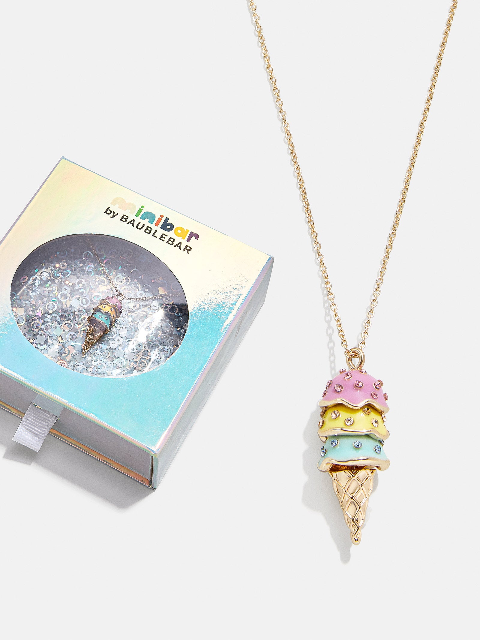 I Scream, You Scream Kids' Necklace - Multi