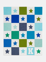 BaubleBar Takes A Village Kids' Custom Blanket - Blue/Green - 
    Custom, machine washable blanket in two sizes
  
