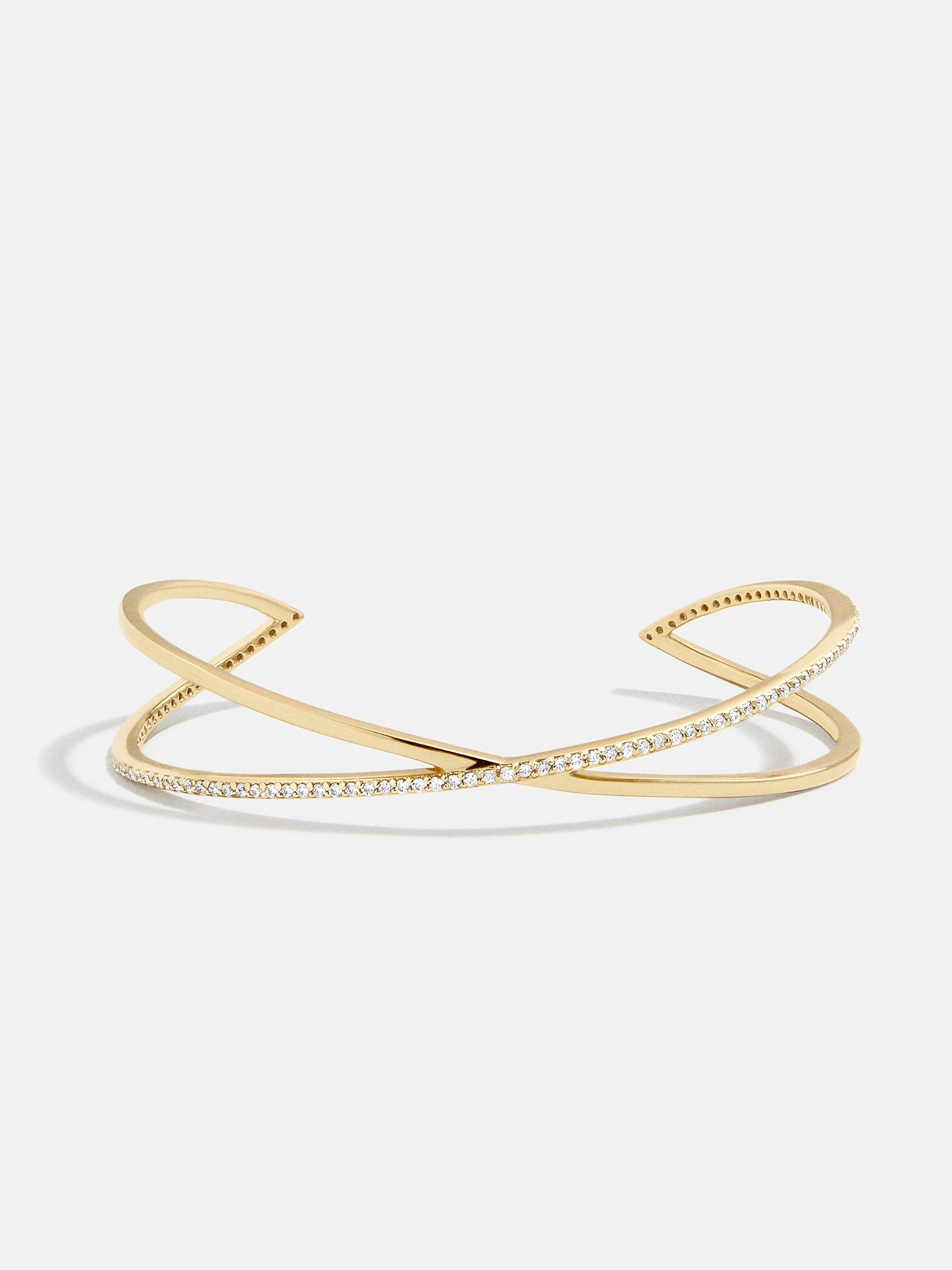 Shayla 18K Gold Cuff Bracelet - Gold – 18K Gold Plated Sterling Silver ...