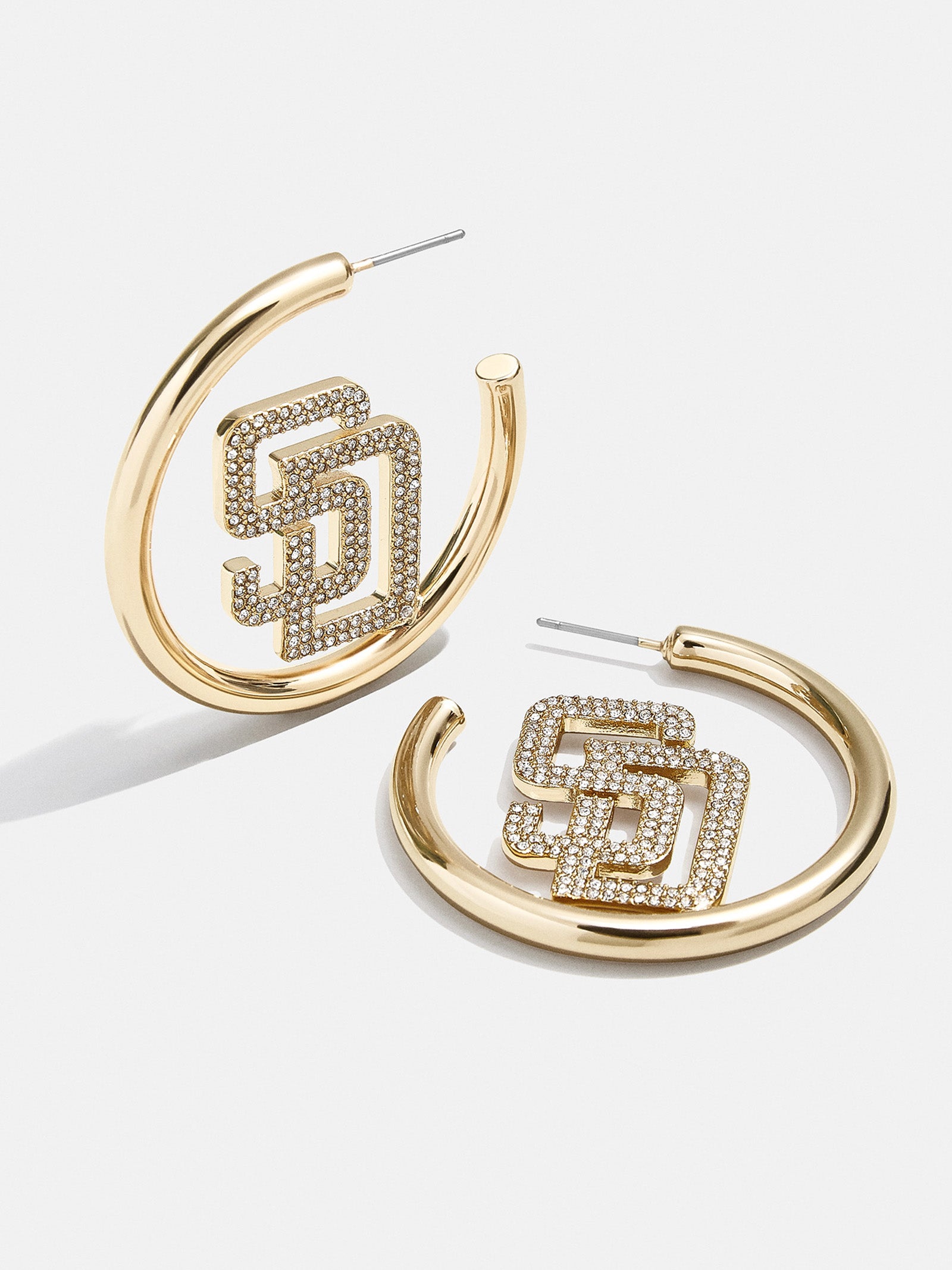 MLB Gold Logo Hoops - San Diego Padres