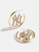 BaubleBar MLB Gold Logo Hoops - New York Yankees - 
    Get Gifting: Enjoy 20% Off
  
