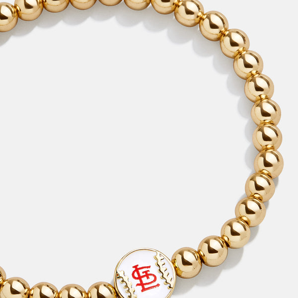 Baublebar MLB Gold Pisa Bracelet - St. Louis Cardinals