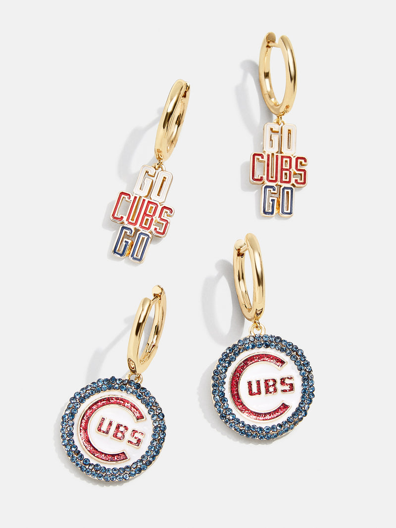 MLB Earring Set - Chicago Cubs