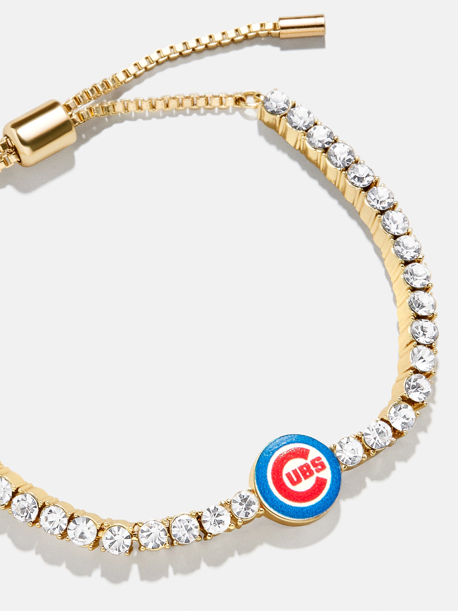 MLB Gold Tennis Bracelet - Chicago Cubs