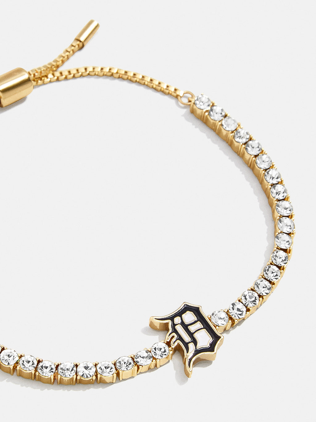 Women's BaubleBar Gold New York Giants Pull-Tie Tennis Bracelet