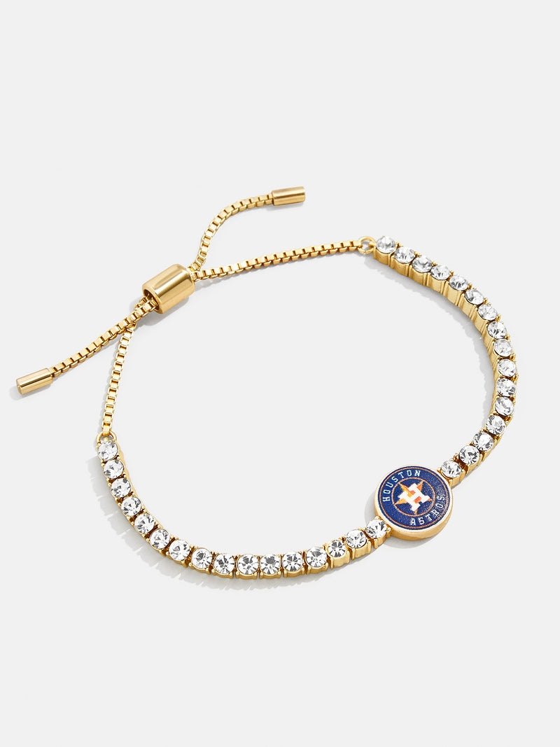 BaubleBar MLB Gold Tennis Bracelet - Houston Astros - 
    Get Gifting: Enjoy 20% Off
  
