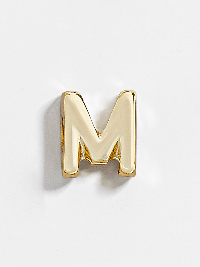 BaubleBar Gold Alpha Letter Bead - Gold