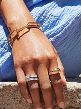 BaubleBar Mini Alidia Ring - 
    Baguette stones
  
