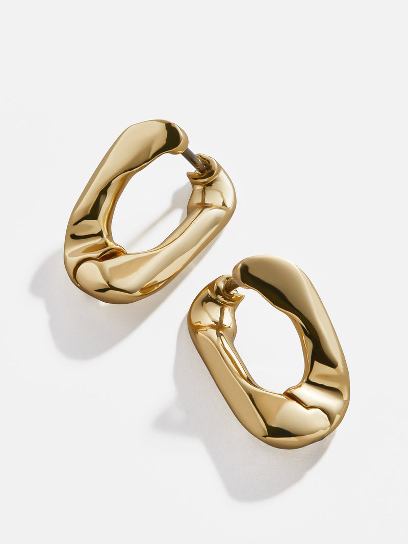 Michel Hoop Earrings - Gold