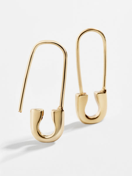 Jean Paul Gaultier Safety Pin Earring In Gold | ModeSens