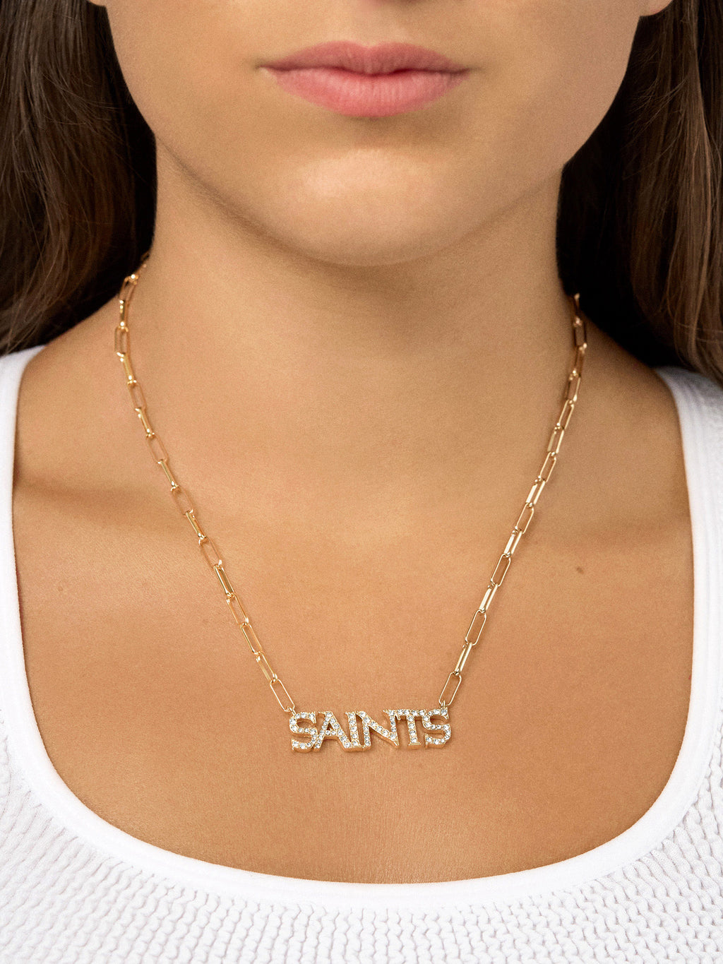 Baublebar Cleveland Browns NFL Gold Chain Necklace - Cleveland Browns