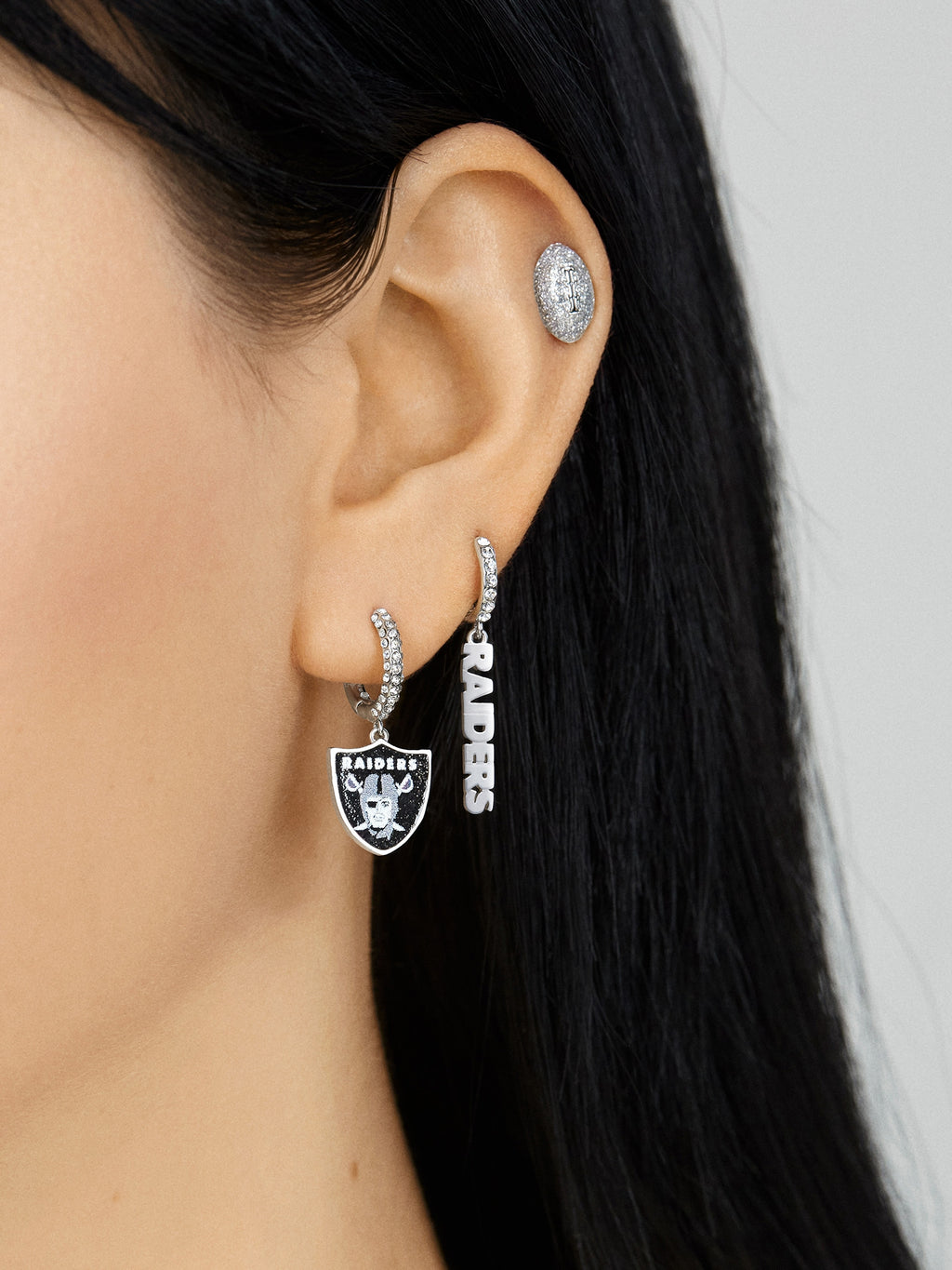 Lids Las Vegas Raiders BaubleBar Women's Tree Earrings