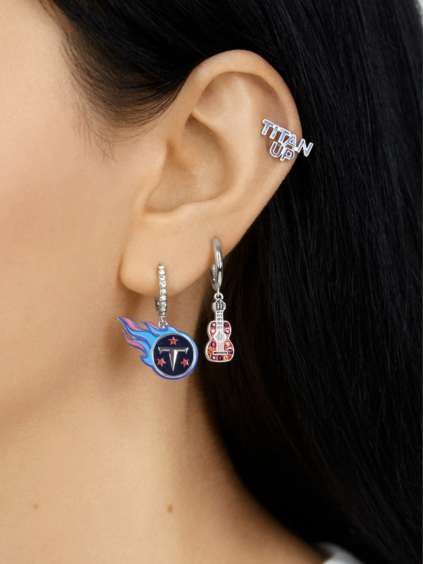 Tennessee TITANS Football Handmade Earrings