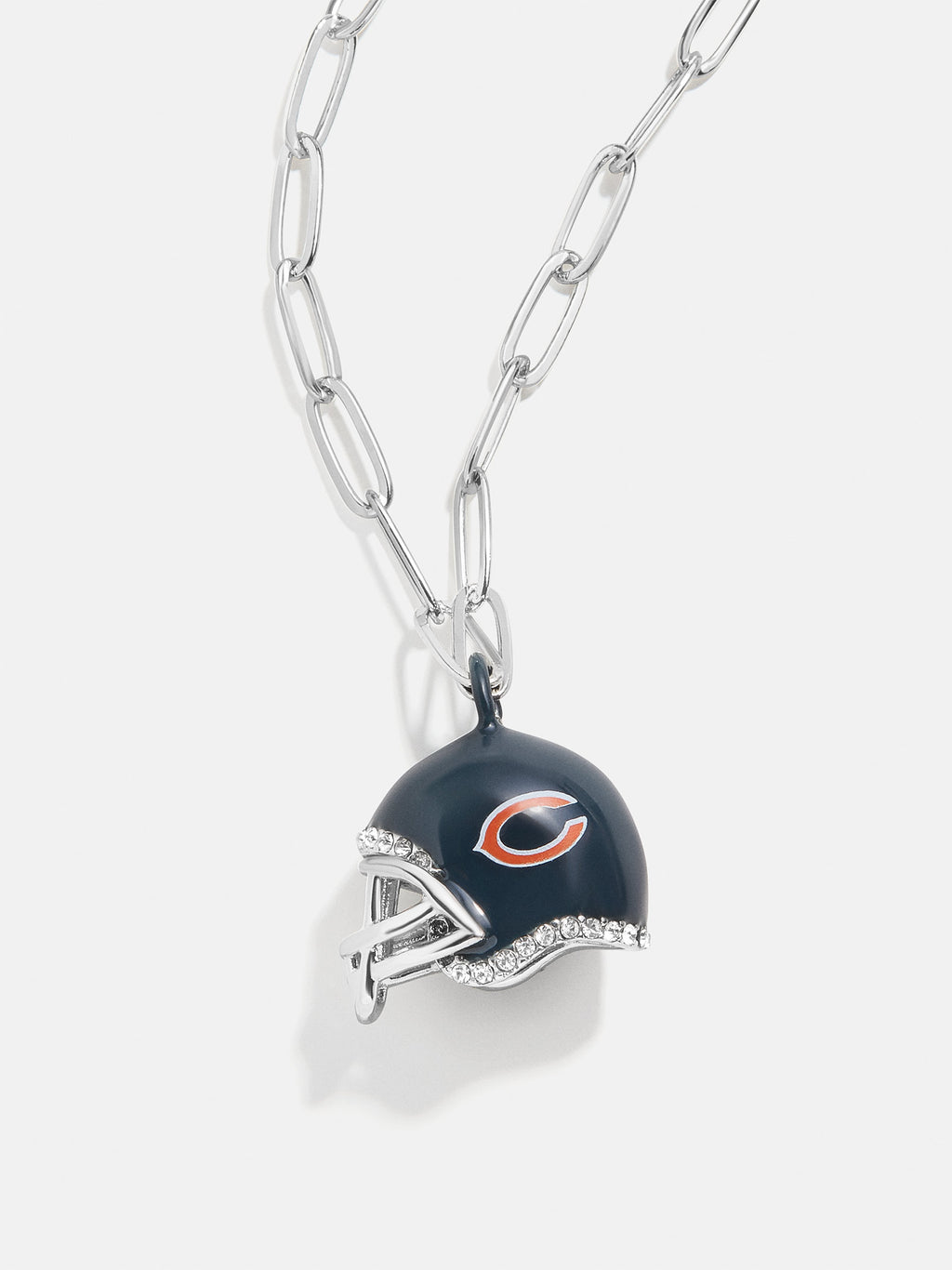 NFL Helmet Charm Necklace - Chicago Bears