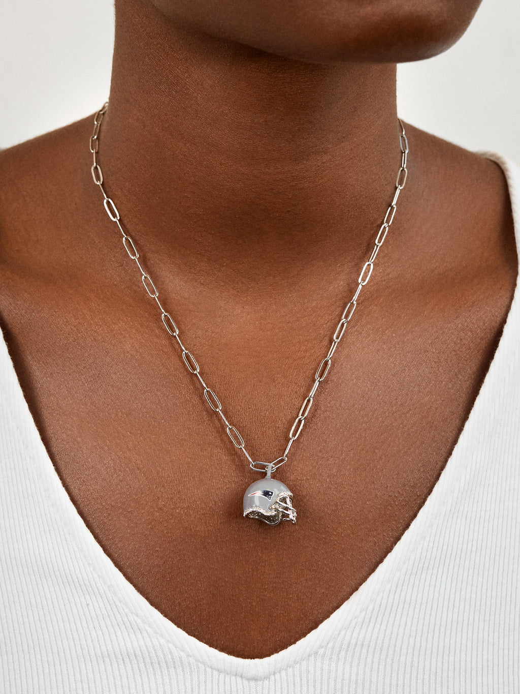 Baublebar Arizona Cardinals Helmet Charm Necklace Silver