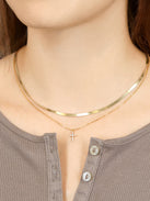 Agape 18K Gold Necklace - Gold/Pavé