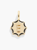 BaubleBar Carolyn Initial Charm - Gold/Multi - 
    Gold and enamel initial necklace
  
