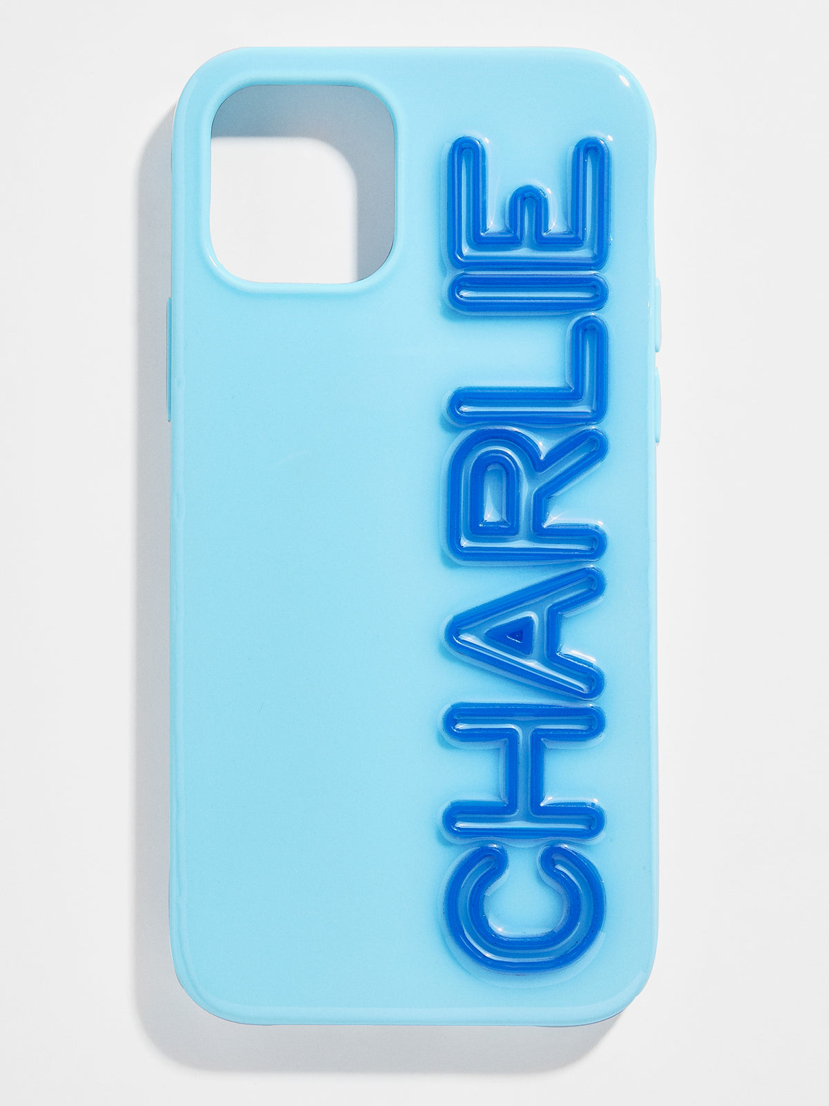 Fine Line Custom iPhone Case - Light Blue/Cobalt