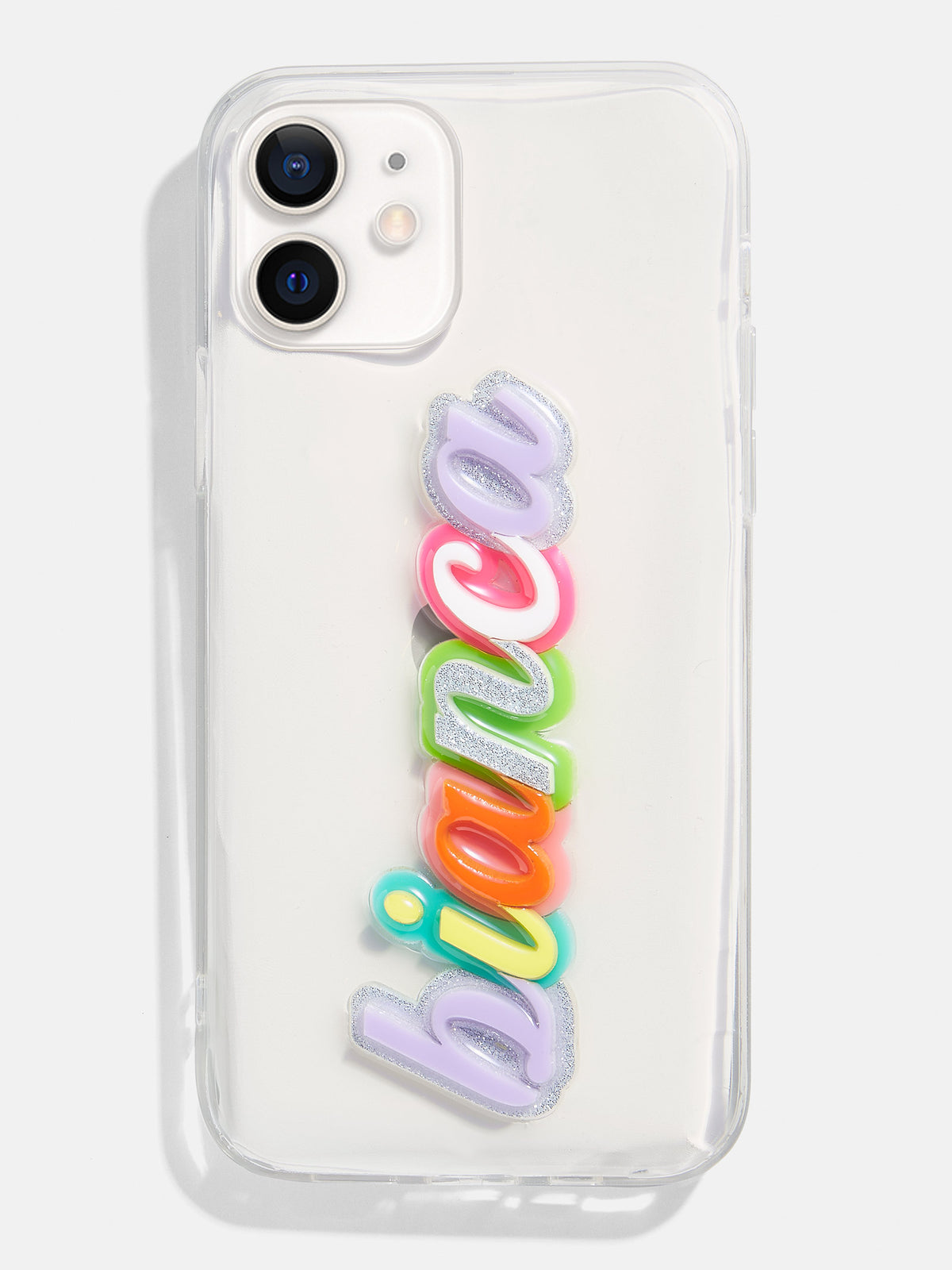 Color Me Happy Custom iPhone Case - Clear/Multi