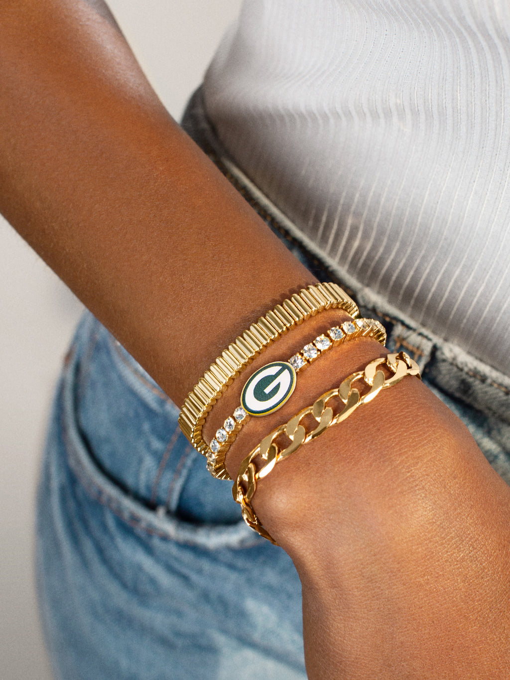 GREEN BAY PACKERS NFL BRACELET OR ANKLET