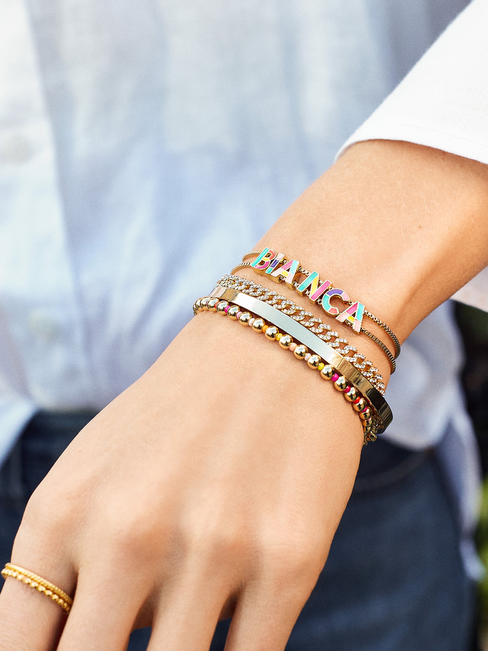 Custom Slider Bracelet - Multi – Get Gifting: Enjoy 20% Off – BaubleBar