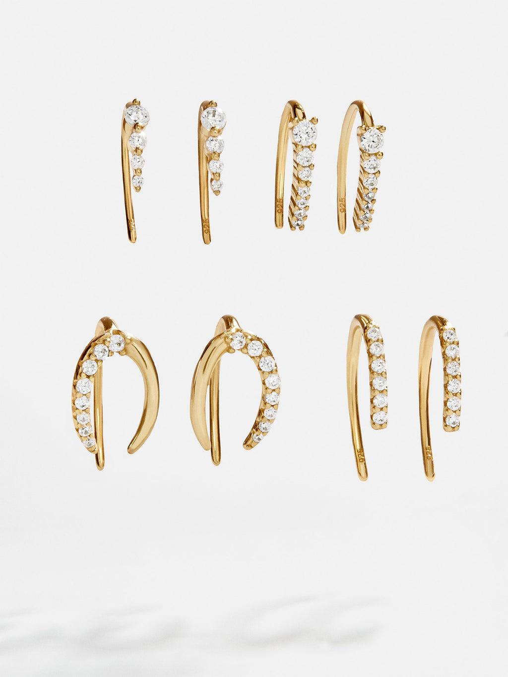 The Alkemistry 18kt Yellow Gold Love Letter B Hoop Earring in