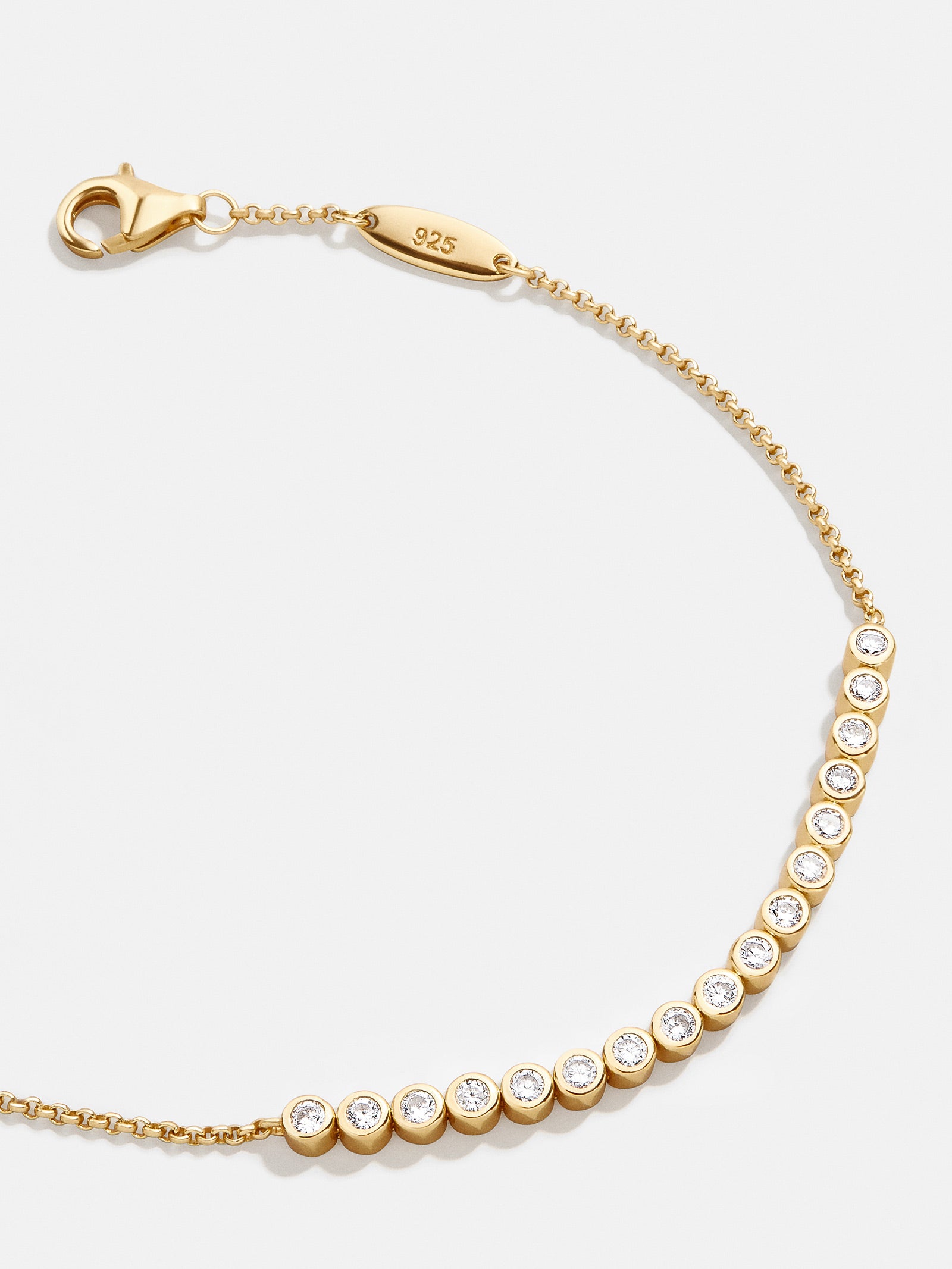 Sophie 18K Gold Tennis Bracelet - Gold/Pavé