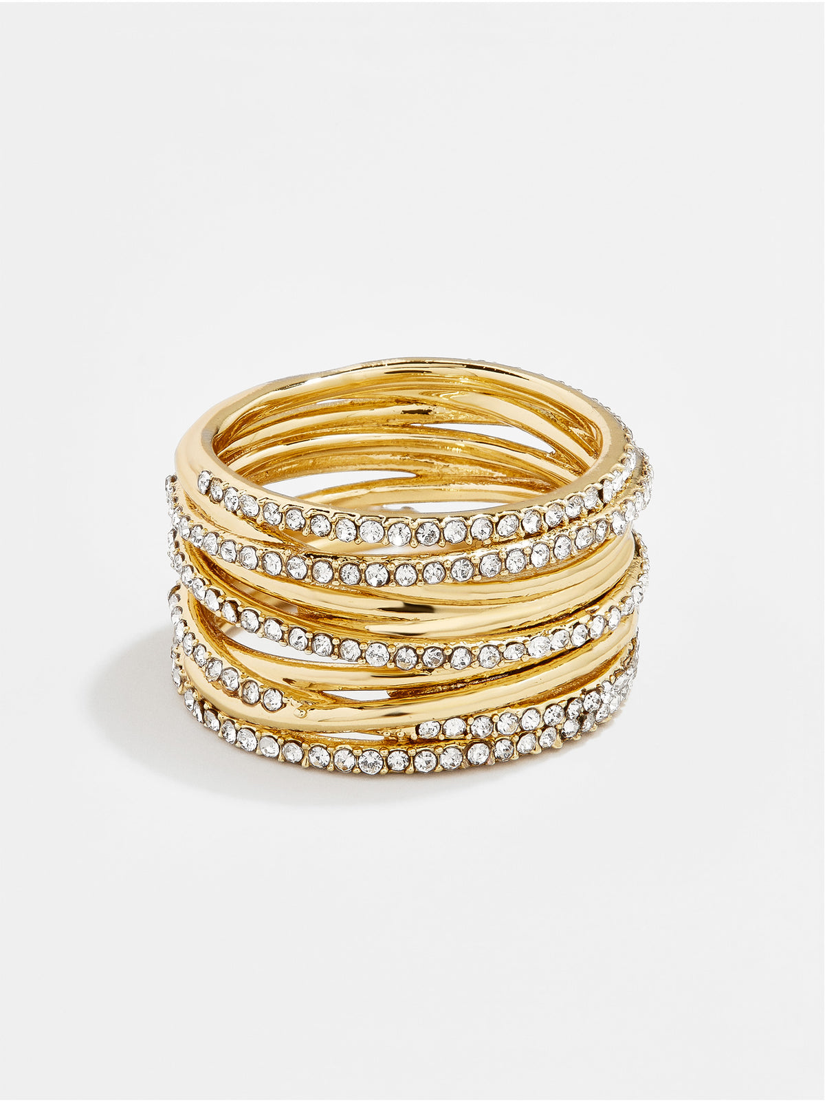 Jamila Ring - Gold/Pavé