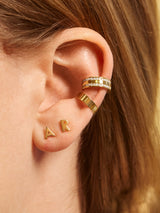 BaubleBar Single 14K Solid Gold Initial Earring - Gold - 
    TAKE AN EXTRA 50% OFF
  
