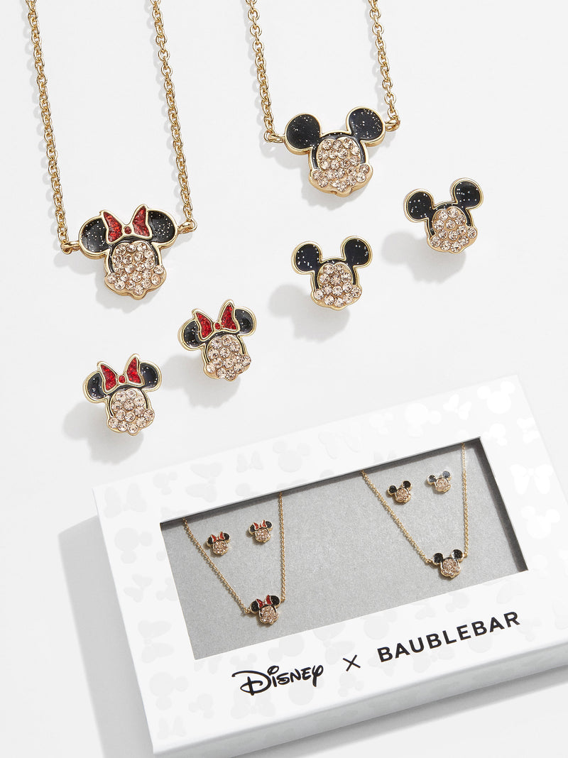 Mickey Mouse and Minnie Mouse Disney Jewelry Gift Set